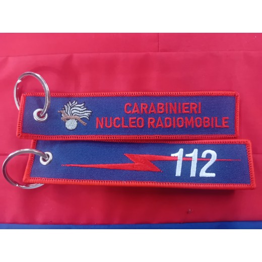 PORTACHIAVE  RICAMATO NUCLEO RADIOMOBILE CARABINIERI