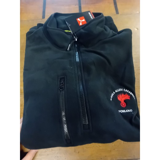 PILE NERO RICAMATO IN  RICORDO DELLA FU "SCUOLA ALLIEVI CARABINIERI" DI FOSSANO!